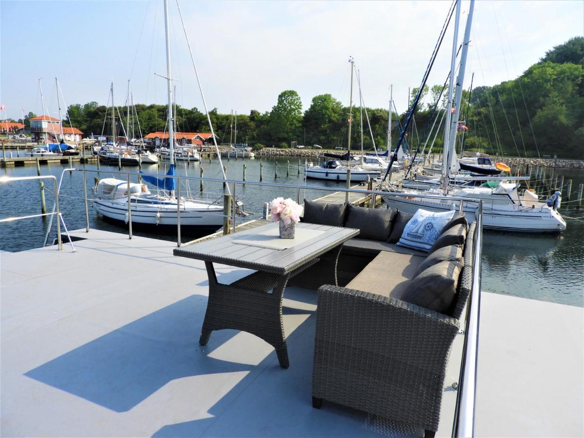 Hotel Hausboot-LaFe Flensburger Förde Egernsund Exterior foto