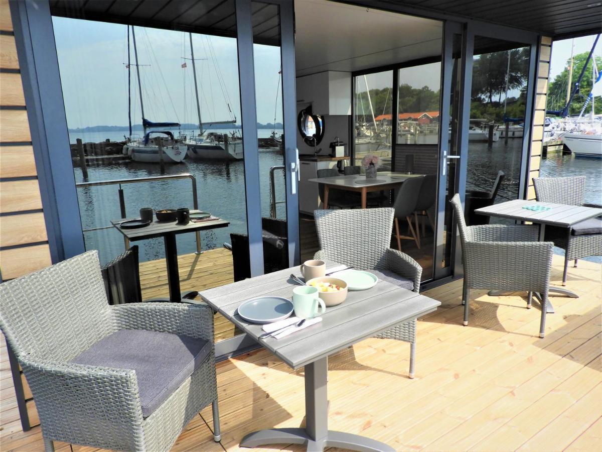 Hotel Hausboot-LaFe Flensburger Förde Egernsund Exterior foto