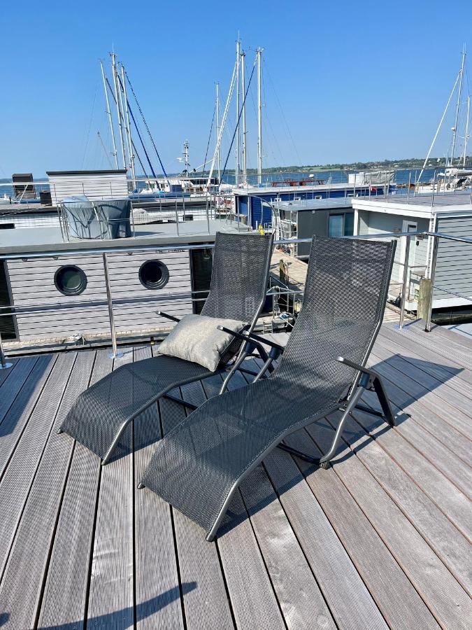 Hotel Hausboot-LaFe Flensburger Förde Egernsund Exterior foto